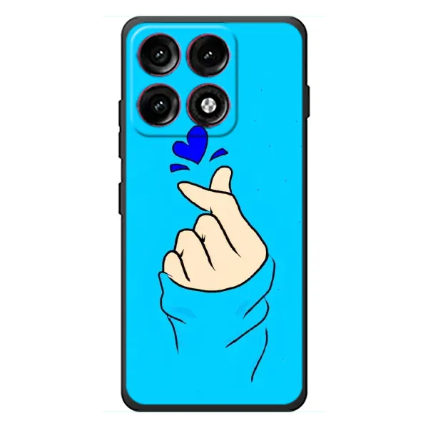 Чехол с рисунком «Сердце на синем» для Motorola Edge 70 Pro Чехол с рисунком «Сердце на синем» для Motorola Edge 70 Pro