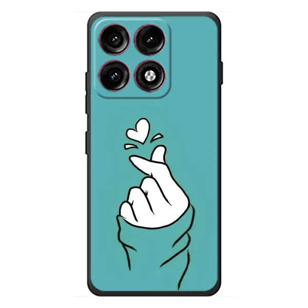 Чехол с рисунком «Сердечко на бирюзовом» для Motorola Edge 70 Pro Чехол с рисунком «Сердечко на бирюзовом» для Motorola Edge 70 Pro