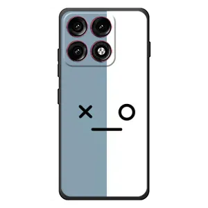 Силиконовые Чехлы (смешные стикеры) для Motorola Edge 70 Pro (Серо-белый)