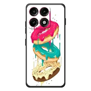 Чехол с изображением вкусной еды для Motorola Edge 70 Pro (Сочные пончики)