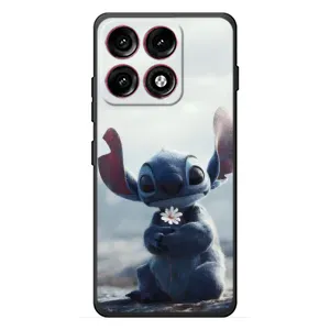 Чохол з малюнком Стіч для Motorola Edge 70 Pro (Стіч з квіткою)
