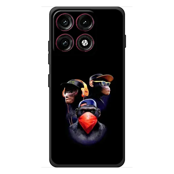 Чехол с рисунком «Три обезьяны» для Motorola Edge 70 Pro Чехол с рисунком «Три обезьяны» для Motorola Edge 70 Pro