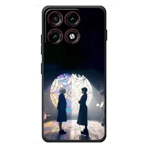 Чехлы с принтом Уэнсдей на Motorola Edge 70 Pro (Уэнсдей и Энди)