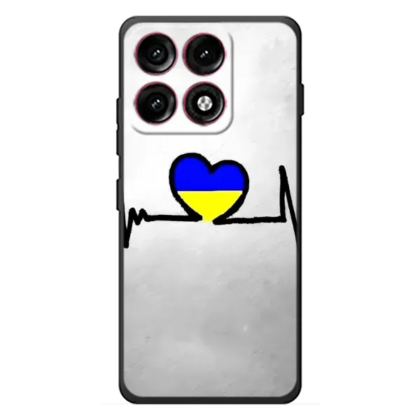 Чехол с рисунком «Украинская кардиограмма» для Motorola Edge 70 Pro Чехол с рисунком «Украинская кардиограмма» для Motorola Edge 70 Pro