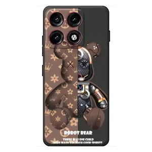 Силиконовый чехол для Motorola Edge 70 Pro (Медмедь Луи Виттон)