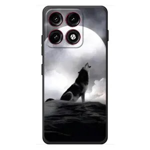 Чохол з Вовком на Motorola Edge 70 Pro (Вовк і місяць)