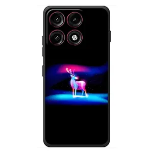 Силіконовий бампер з картинкою звірів для Motorola Edge 70 Pro (Яскравий олень)