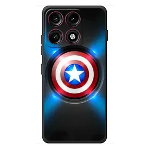 Чохол с Щітом Капітана Америки на Motorola Edge 70 Pro (Яскраий Щит Капітана)