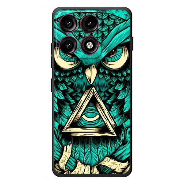 Чехол с рисунком «Зеленая сова» для Motorola Edge 70 Pro Чехол с рисунком «Зеленая сова» для Motorola Edge 70 Pro