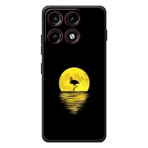 Летний Чехол на Motorola Edge 70 Pro (Желтый Закат)