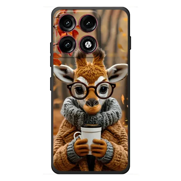 Чехол с рисунком «Жираф с кофе» для Motorola Edge 70 Pro Чехол с рисунком «Жираф с кофе» для Motorola Edge 70 Pro