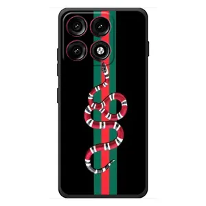 Чехлы Бренд GUCCI для Motorola Edge 70 Pro (Змей Гуччи)