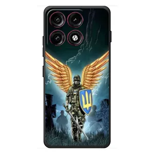 Патріотичний Чохол для Motorola Edge 70 Pro (ЗСУ з крильми)