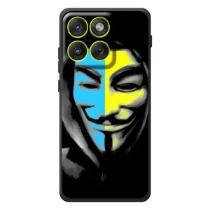 Чехол с Украинской символикой на Мо Motorola Edge 70 (Анонимус патриот)