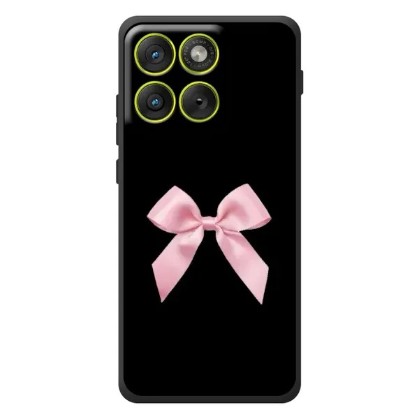 Чехол с рисунком «Бант на черном» для Motorola Edge 70 Чехол с рисунком «Бант на черном» для Motorola Edge 70