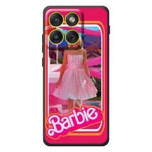 Силиконовый Чехол Барби Фильм на Motorola Edge 70 (Барби Марго)