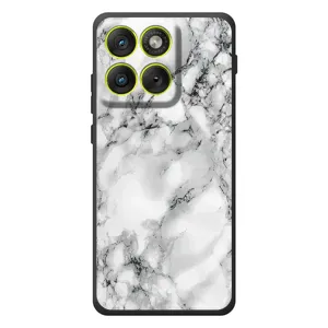 Чехол с текстурой Мрамора на Мо Motorola Edge 70 (Белый мрамор)