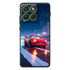 Чехол с принтом Маквин для Motorola Edge 70 (Ночной Маквин Тачки)