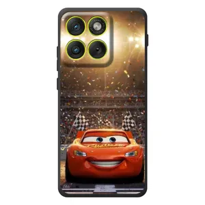 Чехол с принтом Маквин для Motorola Edge 70 (Молния Маквин стадион)