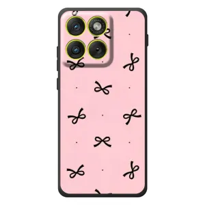 Чохол банти для Motorola Edge 70 (Чорні бантики)