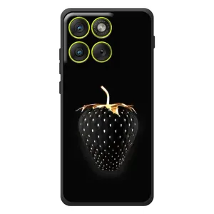 Чохол з зображенням смачної їжі для Motorola Edge 70 (Чорна полуниця)