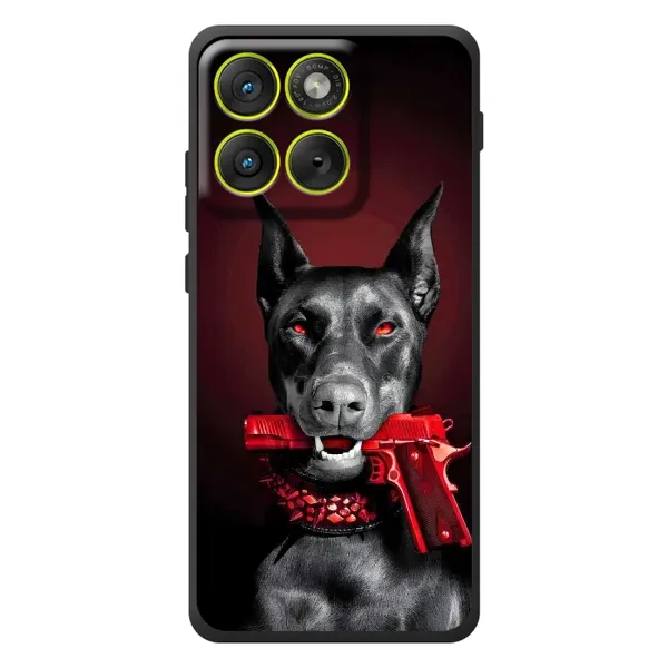 Чехол с рисунком «Доберман злой» для Motorola Edge 70 Чехол с рисунком «Доберман злой» для Motorola Edge 70
