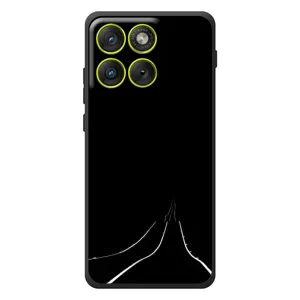 Чехол с картинками на черном фоне для Motorola Edge 70 (Дорога)