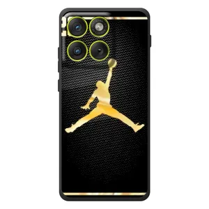 Силиконовый Чехол Nike Air Jordan на Мо Motorola Edge 70 (Джордан 23)
