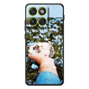 Чехлы с изображением разных животных для Motorola Edge 70 (Ежик на руках)