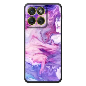 Чехлы с тематикой "Мрамор" на Мо Motorola Edge 70 (Фиолетовый мрамор)