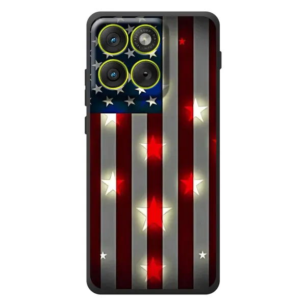 Чехол с рисунком «Флаг США 2» для Motorola Edge 70 Чехол с рисунком «Флаг США 2» для Motorola Edge 70