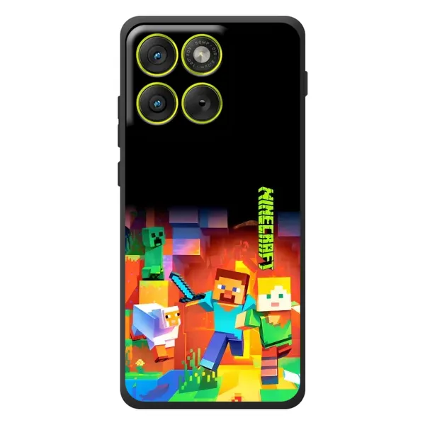 Чехол с рисунком «Герой Майнкрафт» для Motorola Edge 70 Чехол с рисунком «Герой Майнкрафт» для Motorola Edge 70