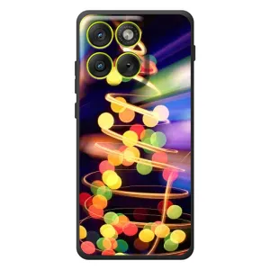 Чехол Новогодняя Елка на Motorola Edge 70 (Гирлянды)