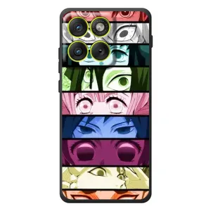 Силиконовые чехлы с глазами Anime для Мо Motorola Edge 70 (Глаза Хашира)
