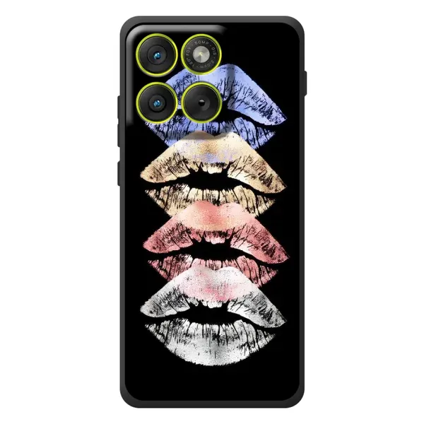 Чехол с рисунком «Губы» для Motorola Edge 70