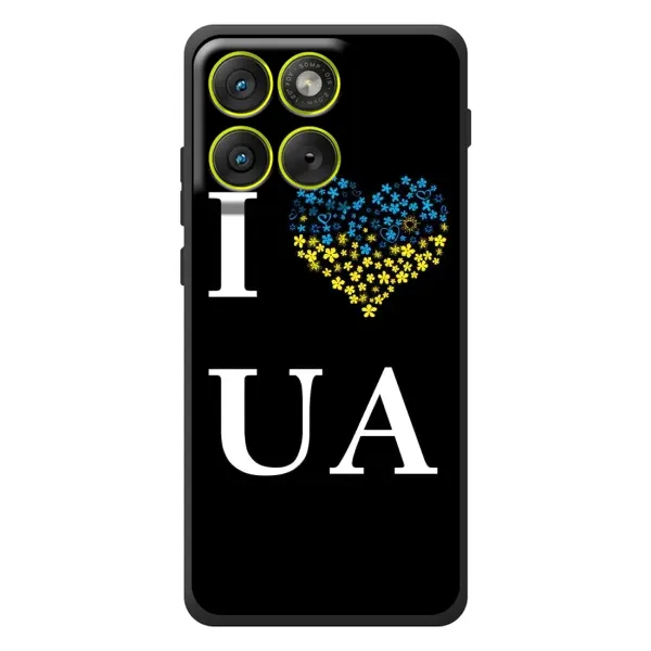 Чехол с рисунком «I Love UA» для Motorola Edge 70 Чехол с рисунком «I Love UA» для Motorola Edge 70