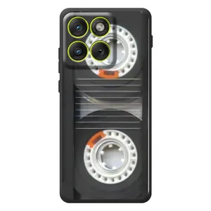 Чохол з Прикольним Принтом на Motorola Edge 70 (Касета магнітофону)