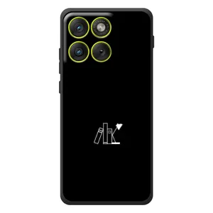 Чехол с картинками на черном фоне для Motorola Edge 70 (Книжки)