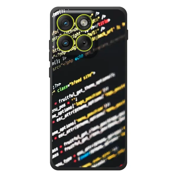 Чехол с рисунком «Код» для Motorola Edge 70 Чехол с рисунком «Код» для Motorola Edge 70