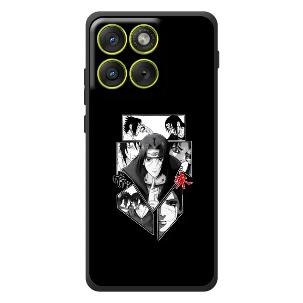 Чехол с рисунком «Коллаж Итачи» для Motorola Edge 70 Чехол с рисунком «Коллаж Итачи» для Motorola Edge 70