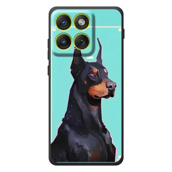 Чехол с рисунком «Король доберман» для Motorola Edge 70 Чехол с рисунком «Король доберман» для Motorola Edge 70