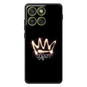 Чохол (Корона на чорному фоні) для Motorola Eдж 70 (Корона)