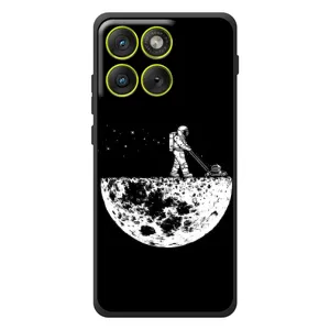 Силіконовый Чохол з принтом "Космонавти" на Motorola Edge 70 (Космонавт)