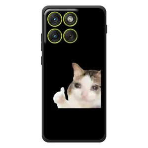 Бампер з принтом Меми для Motorola Edge 70 (Кіт у сльозах)