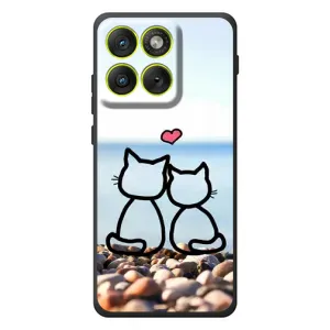 Силіконові Чохли Коханій людині для Motorola Edge 70 (Котейки)
