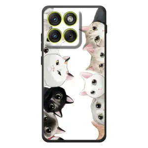 Силиконовый чехол с котиком для Motorola Edge 70 (Коты)