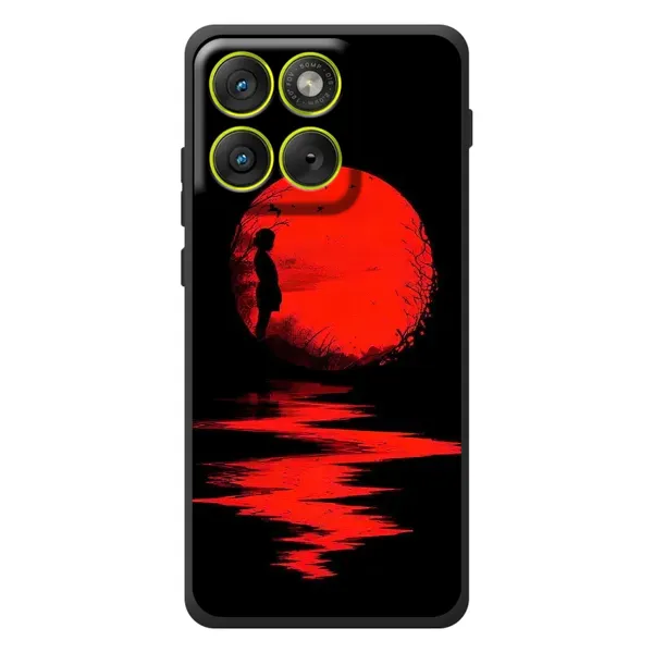 Чехол с рисунком «Красный Закат» для Motorola Edge 70 Чехол с рисунком «Красный Закат» для Motorola Edge 70