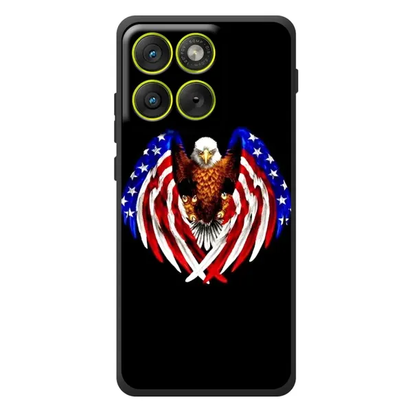 Чехол с рисунком «Крылья США» для Motorola Edge 70 Чехол с рисунком «Крылья США» для Motorola Edge 70