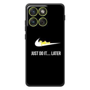 Силиконовый Чехол на Motorola Edge 70 с картинкой Nike (Later)