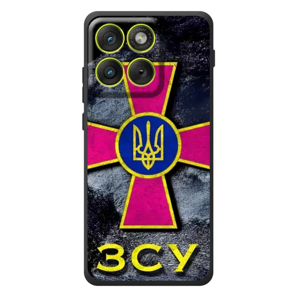 Чехол с рисунком «Лого ЗСУ» для Motorola Edge 70 Чехол с рисунком «Лого ЗСУ» для Motorola Edge 70